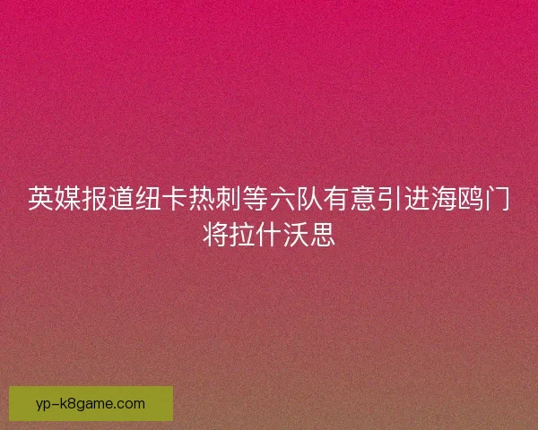 英媒报道纽卡热刺等六队有意引进海鸥门将拉什沃思
